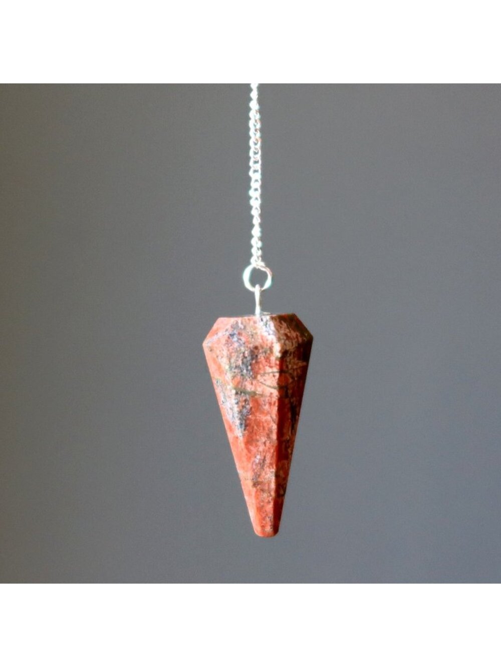 Unakite Pendulum Supreme Source Ask and Answer Crystal Dowsing Divination Tool